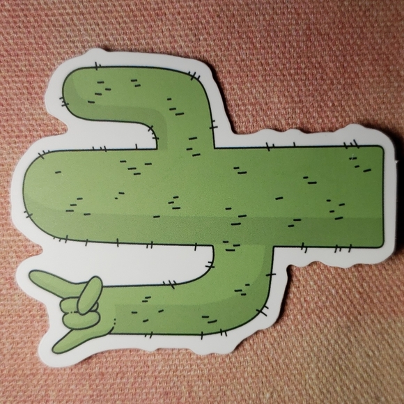 Office | J Cactus Sticker Pegantinas Vaquera Nopal Dessert Sticker ...
